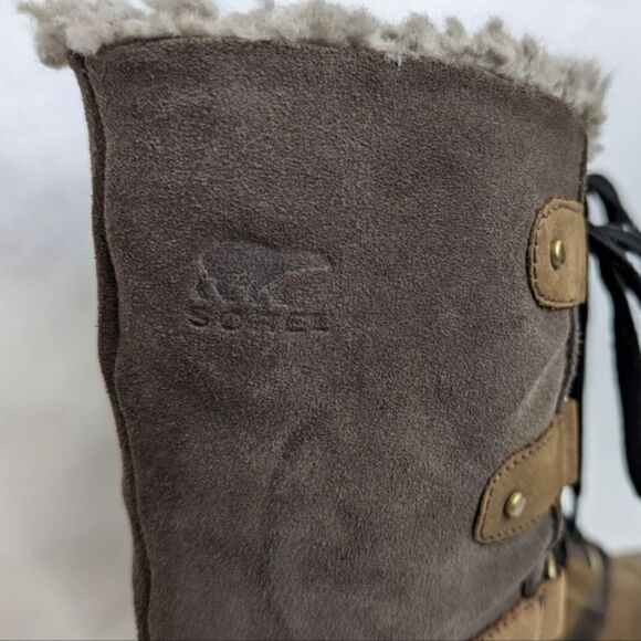 Sorel Emelie Lace Up Waterproof Boots Major 9.5 - Picture 9 of 14